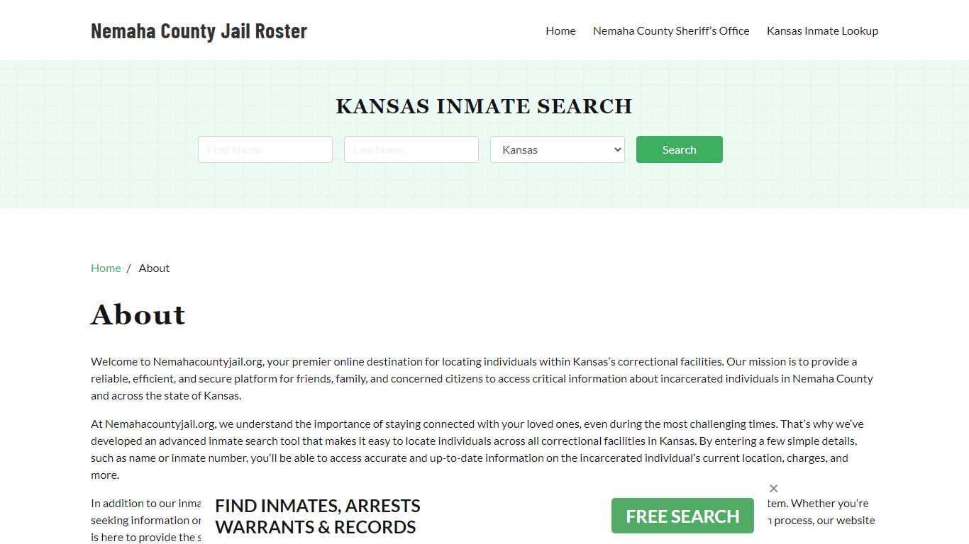 About - nemahacountyjail.org